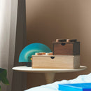 Room Copenhagen LEGO STORAGE Desk Drawer 4 Knobs 2x2 Wooden Oak Dark Stained