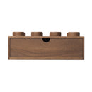 Room Copenhagen LEGO STORAGE Desk Drawer 8 Knobs 4x2 Wooden Oak Dark Stained