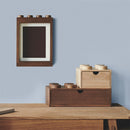 Room Copenhagen LEGO STORAGE Desk Drawer 8 Knobs 4x2 Wooden Oak Dark Stained