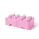 Room Copenhagen LEGO BRICK DRAWER 8 (2 DRAWERS)(11 colours)