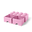 Room Copenhagen LEGO BRICK DRAWER 8 (2 DRAWERS)(11 colours)