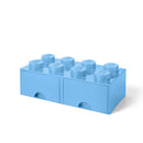Room Copenhagen LEGO BRICK DRAWER 8 (2 DRAWERS)(11 colours)