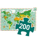 DJECO Around the world + booklet - 200 pcs Puzzles