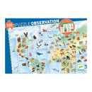 DJECO World's animals + booklet - 100 pcs Puzzles