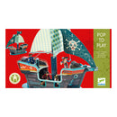 DJECO Pirate boat 3D Pop to Play