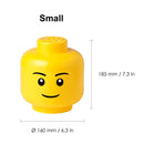 Room Copenhagen LEGO STORAGE HEAD - BOY (3 Sizes)
